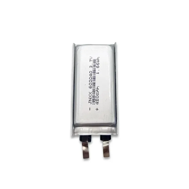 3.7V 602040 450mAh Lithium Polymer Battery Rechargeable Li-ion Batteries Cells for GPS MP3 MP4 MP5 Car DVR Tachograph Headphone