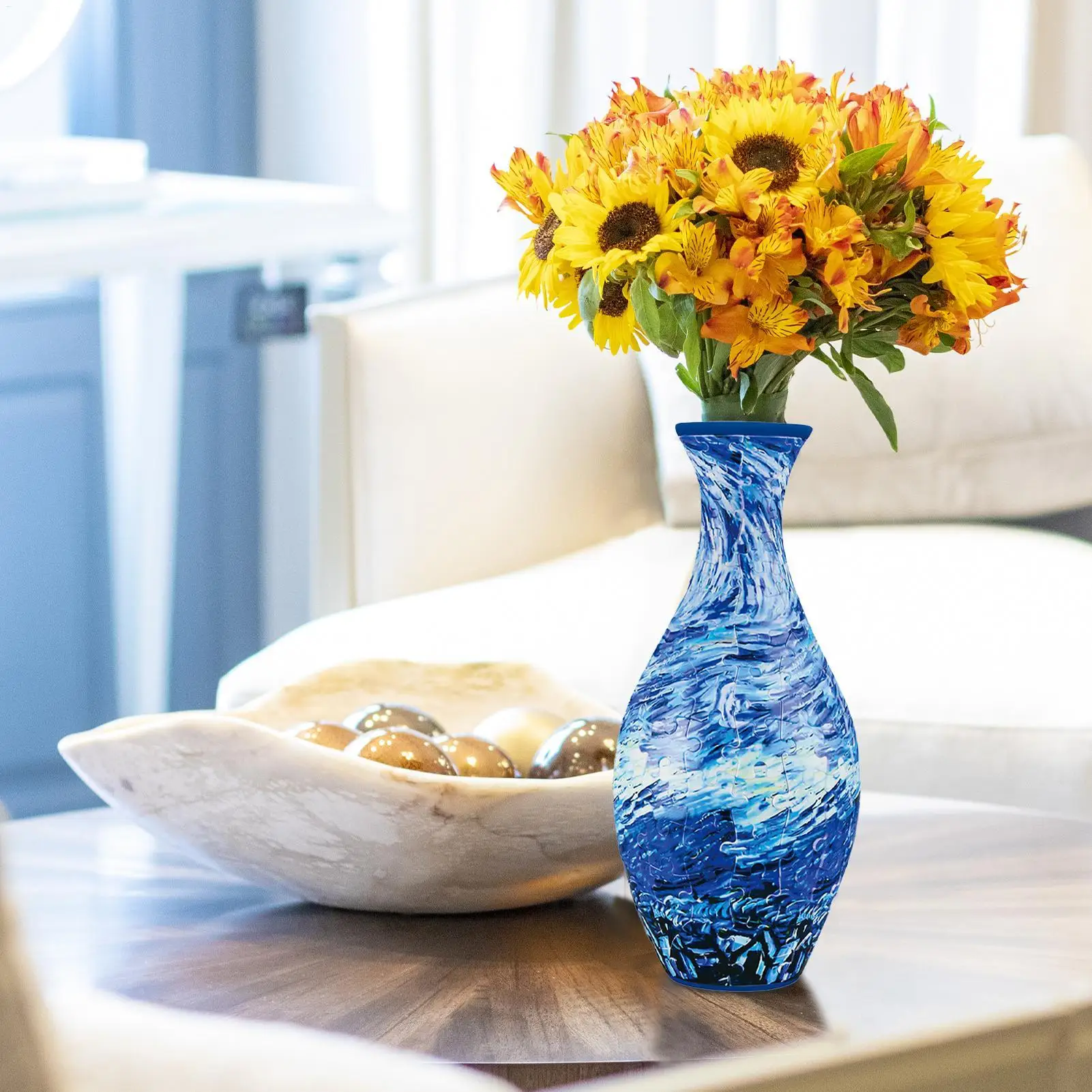 3D Jigsaw Puzzle Vase For Adults Unique Flower Vase Jigsaw Puzzle Planter Flower Vase Puzzle Made By 160 Curved Puzzle For House