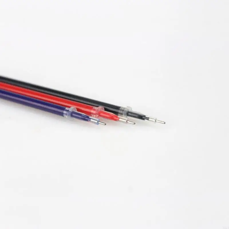 10Pcs 0.38mm Gel Ballpoint Pen Refill Black Blue Red Stationery Supply