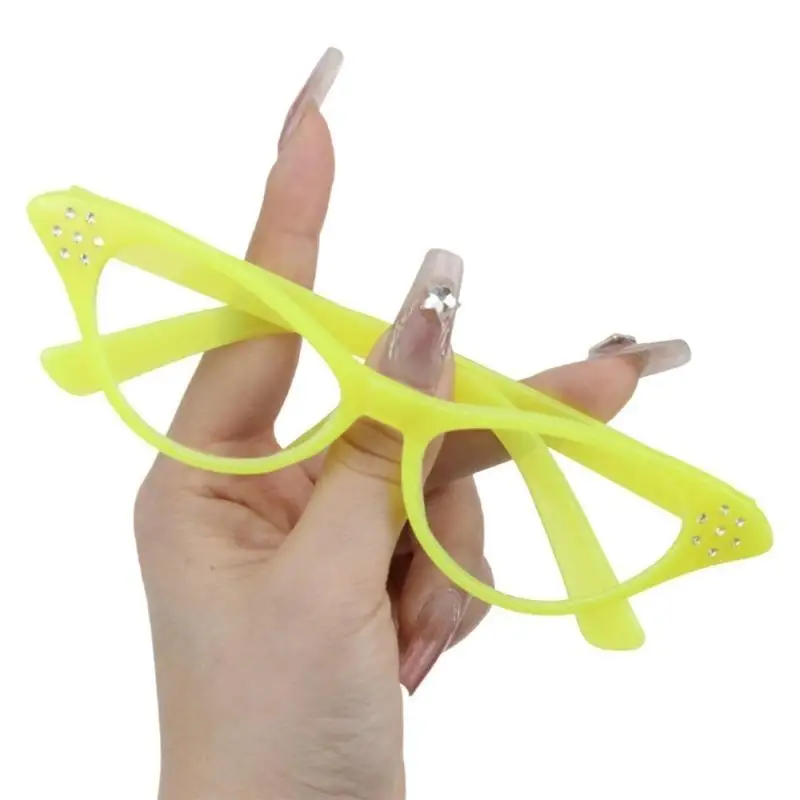 

A52E Clear Lens Round Eyewears for Men and Women Perfect for Creating Fashion Lookings for Costume Parties and Daily Use