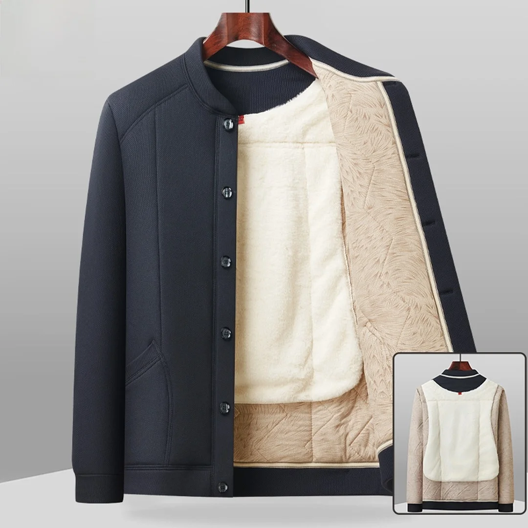 

Мужская утепленная хлопковая куртка Pierre Cardin на флисовой подкладке, осенне-зимняя, модная, теплая, приталенного кроя, для повседневной носки