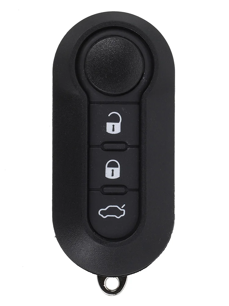 Car Key Replacement Remote Key Shell Replacement Cover Key Fob Case For Fiat Remote Key Case Color Black DIY Replacement