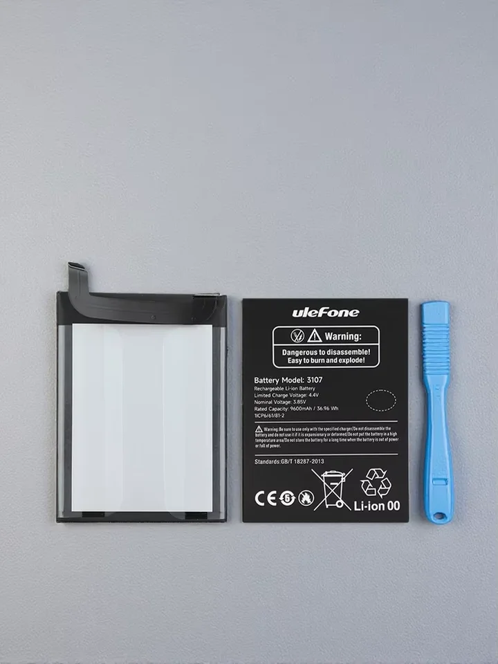 Batería original YUOYIO 100% nueva para Ulefone Armor 21 9600mAh Batería de alta capacidad para teléfono inteligente piezas de repuesto herramientas gratis 4