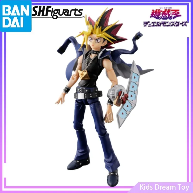 Bandai en Stock Original S.H.Figuarts Yu-Gi-Oh! Duel monstres figurines d'anime YAMI YUGI figurines d'action jouets modèle à collectionner cadeau