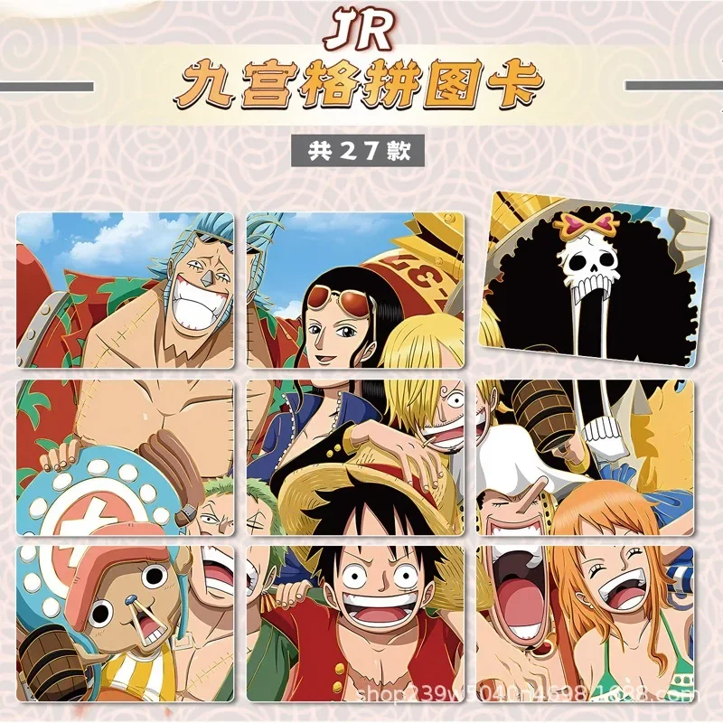 2024 Paket Booster Kotak Kartu Koleksi One Piece Anime Luffy Zoro Nami Chopper TCG Kartu Permainan Bermain Game