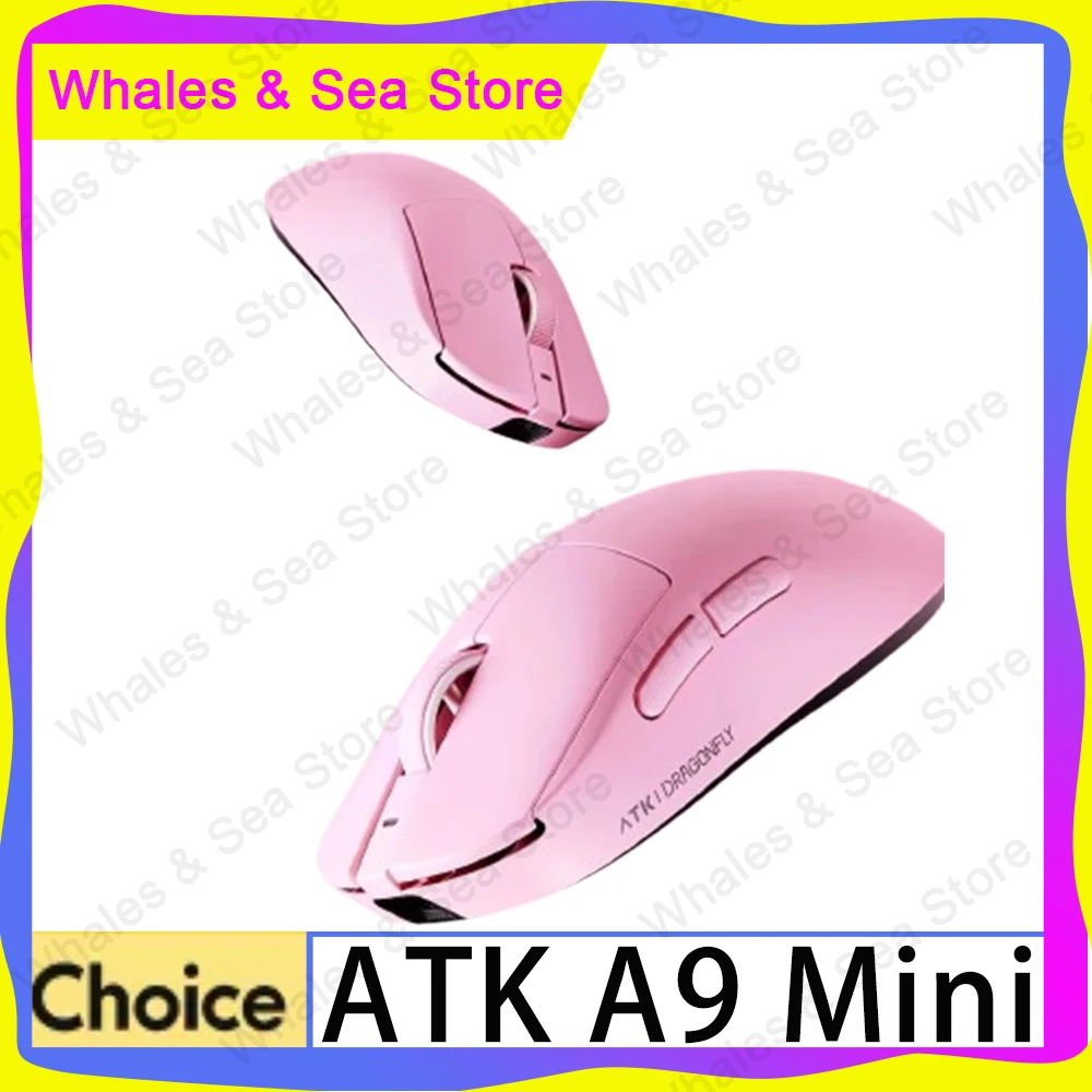 

NEW A9 Mini ATK Mouse Master Version Wireless Three Mode Paw3955master Lightweight Nordic 54l15 E-Sports Gaming Mouse Gamer