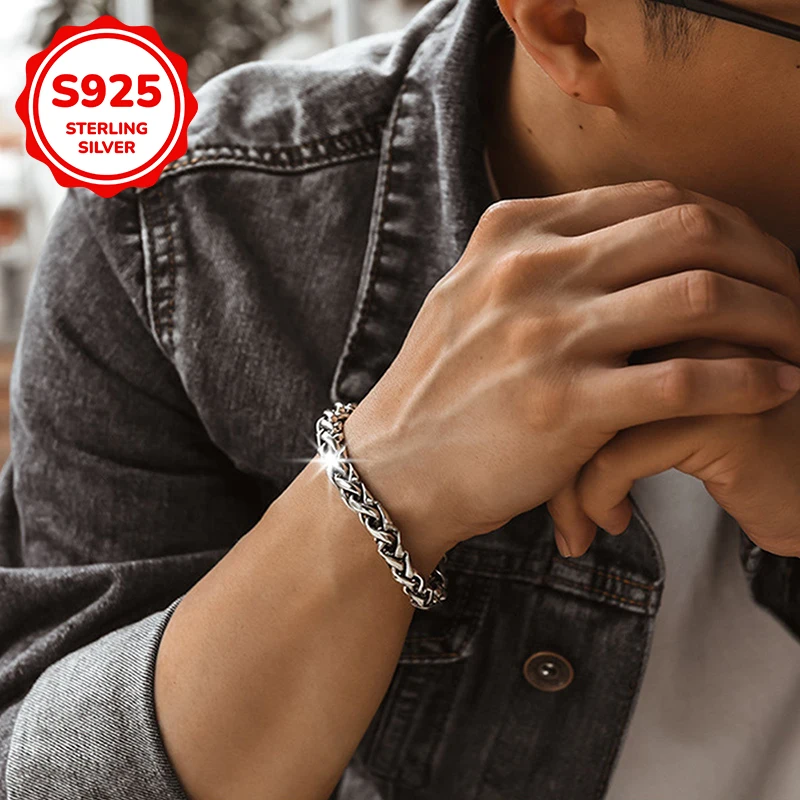 bracciale-da-uomo-in-argento-sterling-925-stile-hip-hop-punk-catena-intrecciata-gioiello-alla-moda-regalo-per-uomo-adatto-per-riunioni-quotidiane