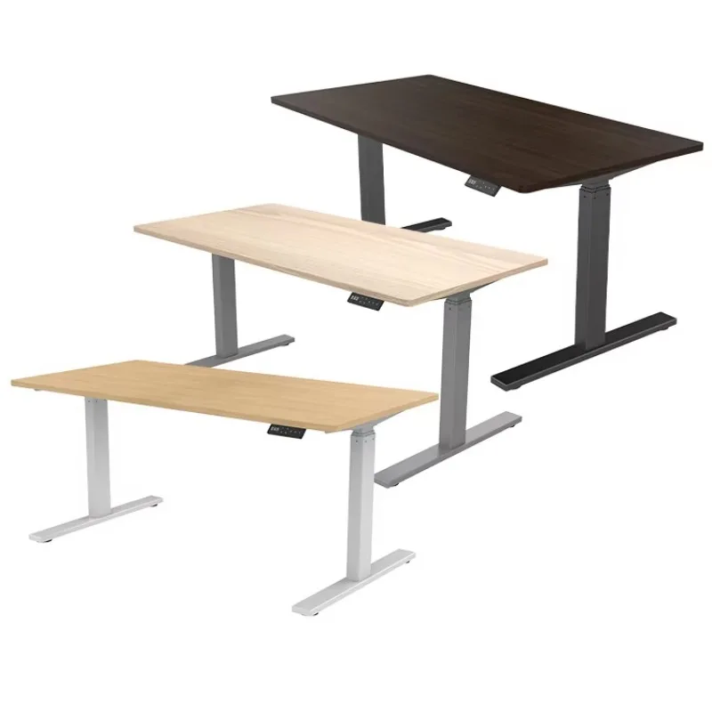 Electric Height Adjustable Table  Anti-collision Dual Motor Electric Standing Adjustable Stand up Desk Frame