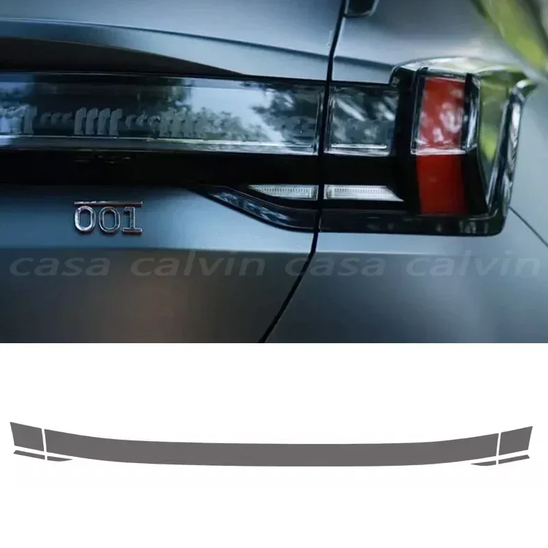 For Zeekr 001 2021-2024 Smoked Black Headlight Film Special TPU Taillight Film Anti Wear Scratching Film Modification