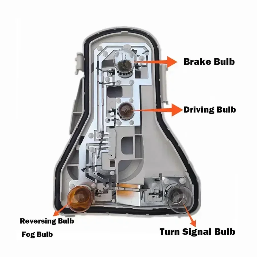 Hatchback Car Rear Taillight Tail Lamp Light Circuit Board Bulb Holder Lamp For Volkswagen VW Polo 2006 2007 2008 2009 2010