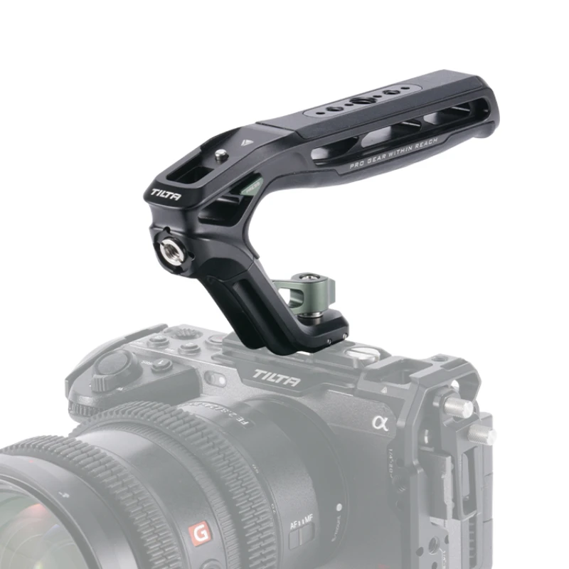 TILTA Universal Xeno Top Handle for Tiltaing camera cage Cold shoe / NATO quick release 1/4″-20 and 3/8″-16 Locating Points