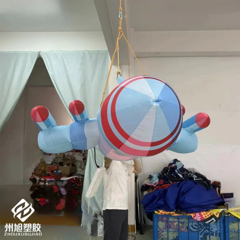 Inflatable rockets, inflatable spacecraft models, suitable for museum-themed footwear event exhibitions and party decorations