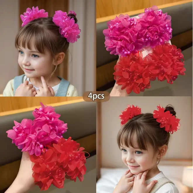 

RIBBON BOWS 2 Pack Cute Sweet Headband Hair Accessories Elastic Bands Daily Use Comfortable Fashion Hairbands for Women Girls