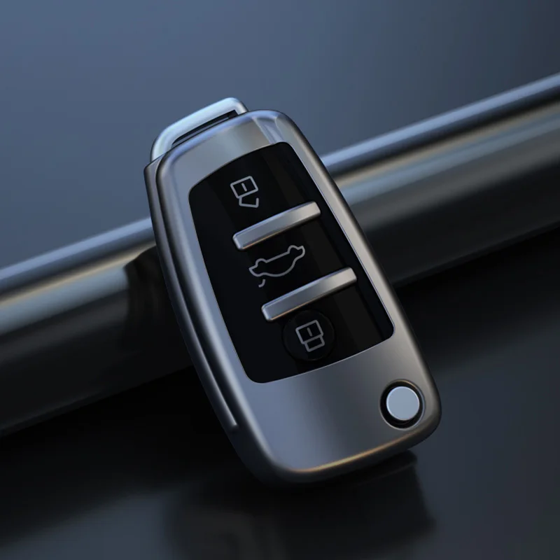 Weiche TPU Auto Schlüssel Fall Abdeckung Halter für Audi A1 A3 A6 A6L Q2 Q3 Q7 TTS R8 S6 RS3 Schlüssel Schutz Shell Fob Auto Zubehör – Detail 6