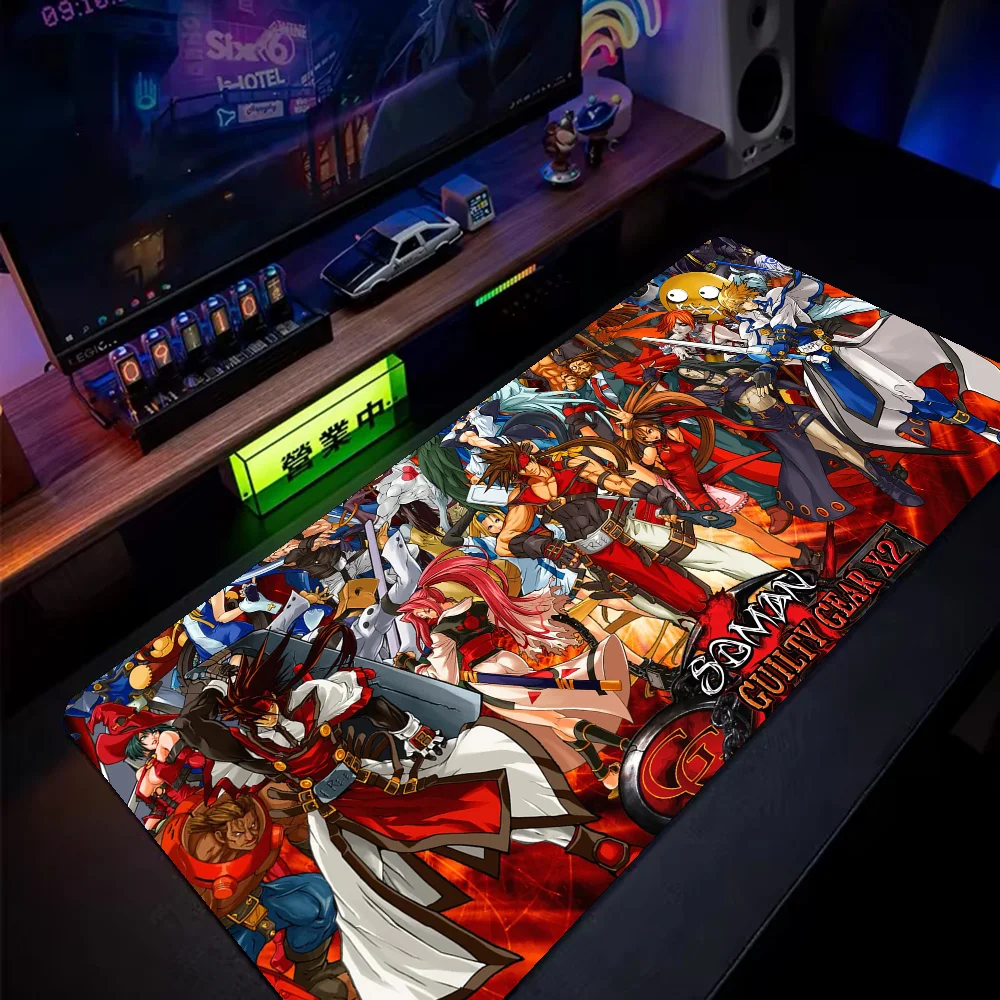 

Guilty Gear Mousepad Mouse Mat Desk Mat Large Gaming Accessories Prime Gaming XXL Keyboard Pad