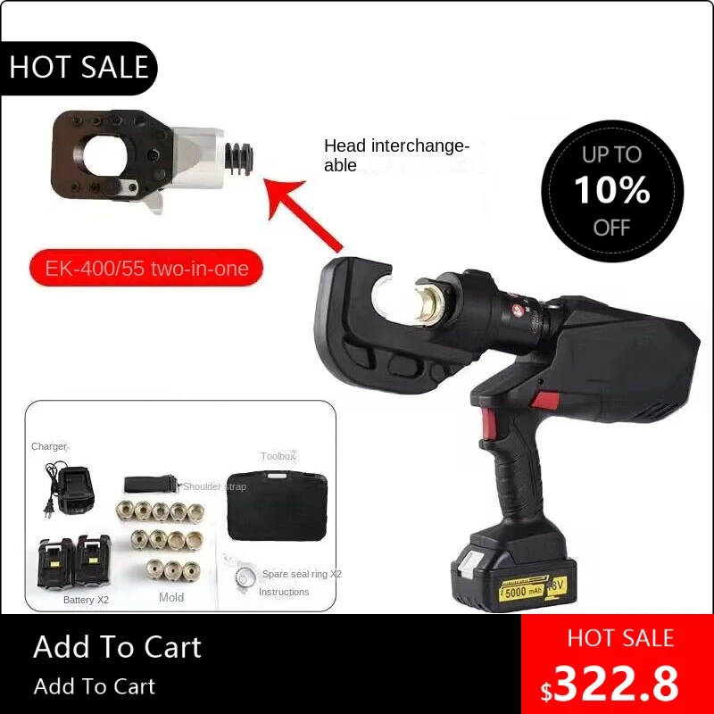 

818003 Перезаряжаемые электрические клещи 2-в-1 Инструмент для ножниц и обжима Ez-300/Ez-400 Прямая продажа с фабрики Compact Power Pr