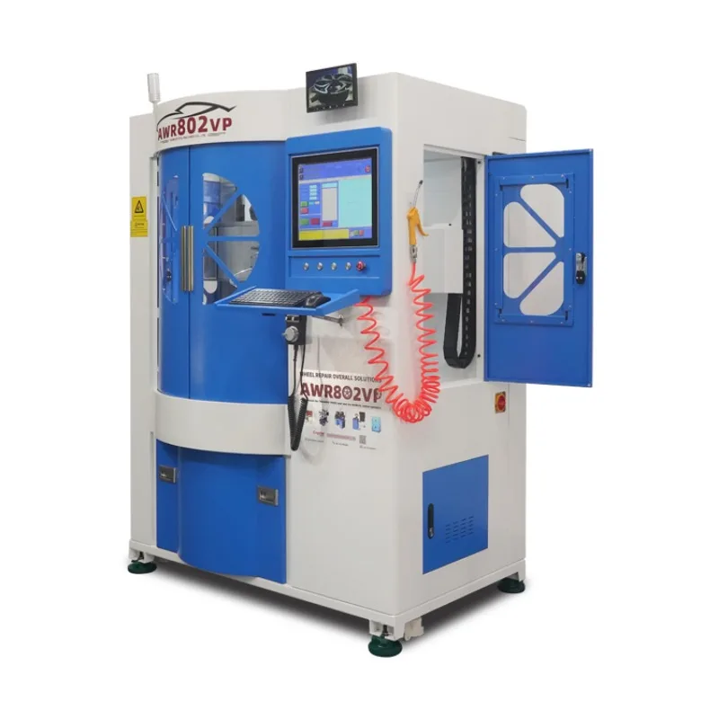 AWR802VP PC type alloy wheel repair machine Wheel Polishing Machine Car Alloy Wheel Rim Repair Machine