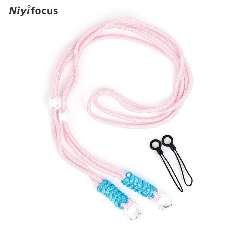 Adjustable Braided Camera Neck Strap for Fujifilm Instax Mini EVO Sony ZV-E10 Canon R50 Nikon Z30 Anti-Drop Lanyard Travel Daily