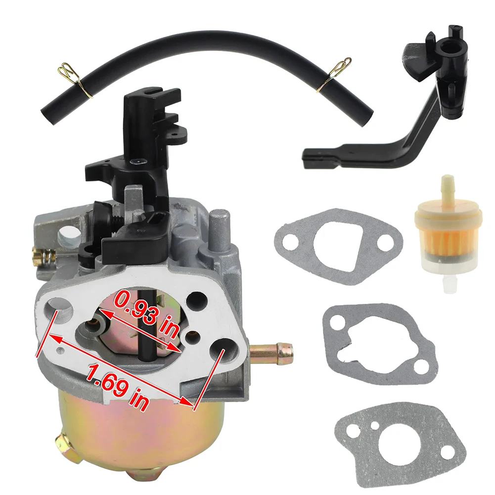 Carburetor 168F Generator Carburetor Generator Carburetor Kit (with Gasket) For Predator 61169 2200 2500W Inverter Generator