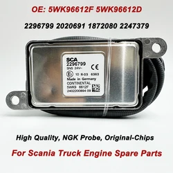 High Quality Chips for NGK Probe 2296799 5WK96612F 5WK96612D Oxygen Sensor NOX Sensor For Scania Truck 2020691 1872080 2247379