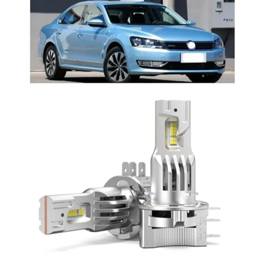 

LED Headlight Bulbs Fit for 2012-2018 Volkswagen Golf Passat GTI Tiguan 90W 9000LM 6000K Car Specific Adapters DRL Lights Plug