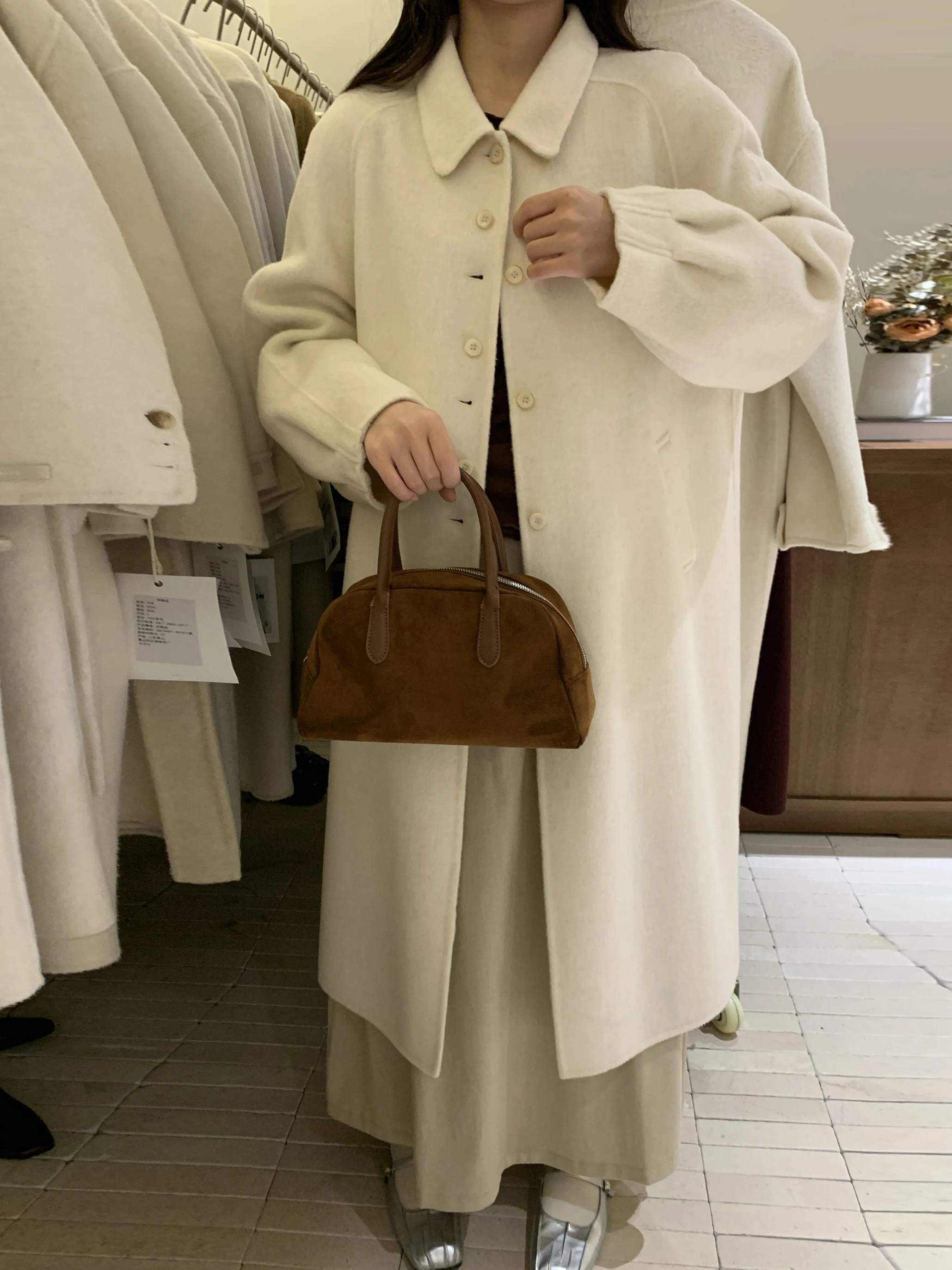 

Пальто Mellar в стиле ретро, женское корейское пальто с уникальным дизайном све, шерстяное тюре, модная зимняя верхняя одежда китайского производства