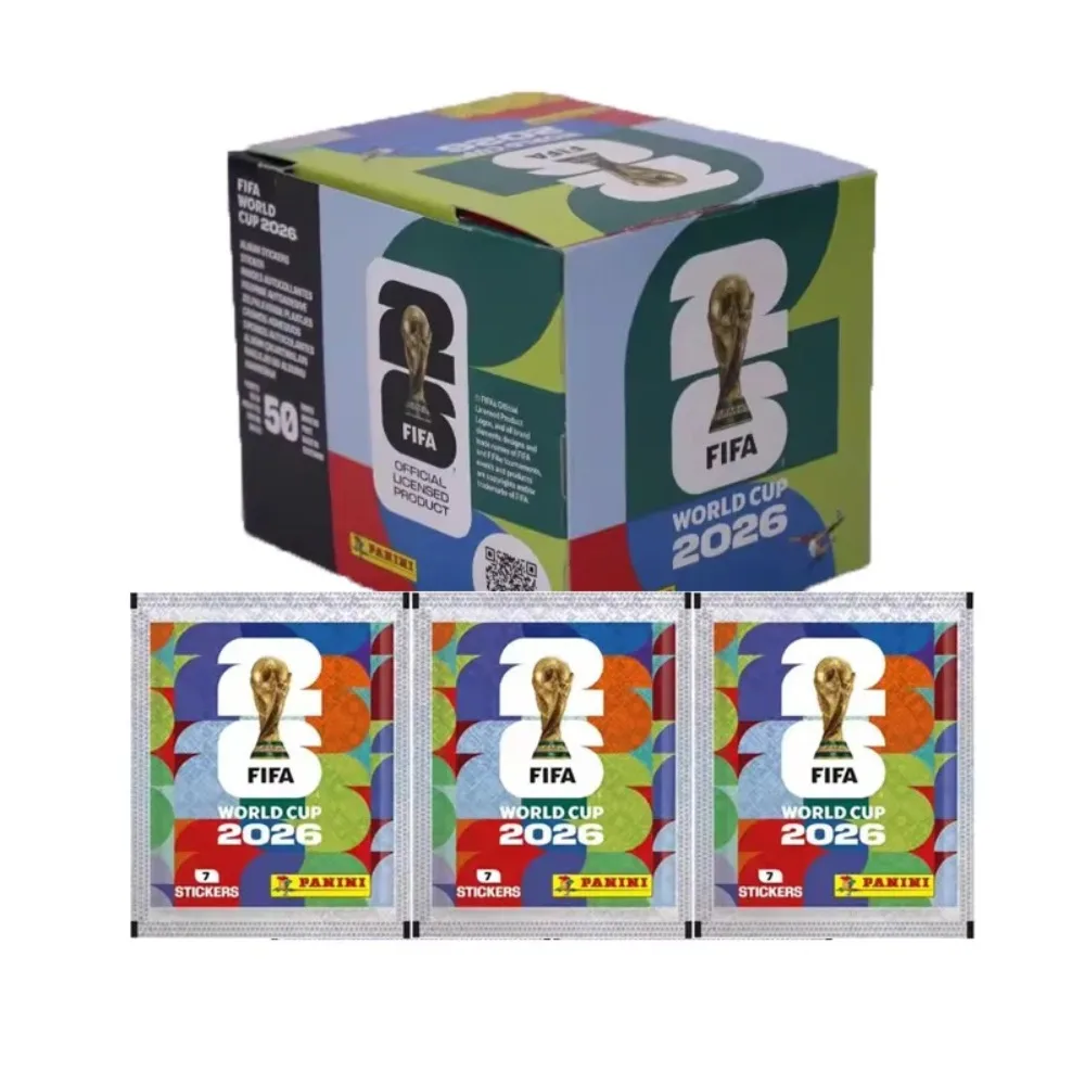 In Stock 2026 FIFA World Cup Sticker Pack Panini Soccer Card Panini Cards Soccer Memorabilia Collection Football Cards for Fans view 2