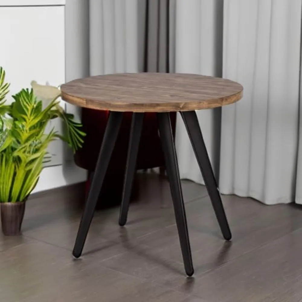 Customized.Round Dining Table, Small Dining Table for 2, 31.5" Round Table, Mid-Century Modern Kitchen Table with 1.4" Thickness