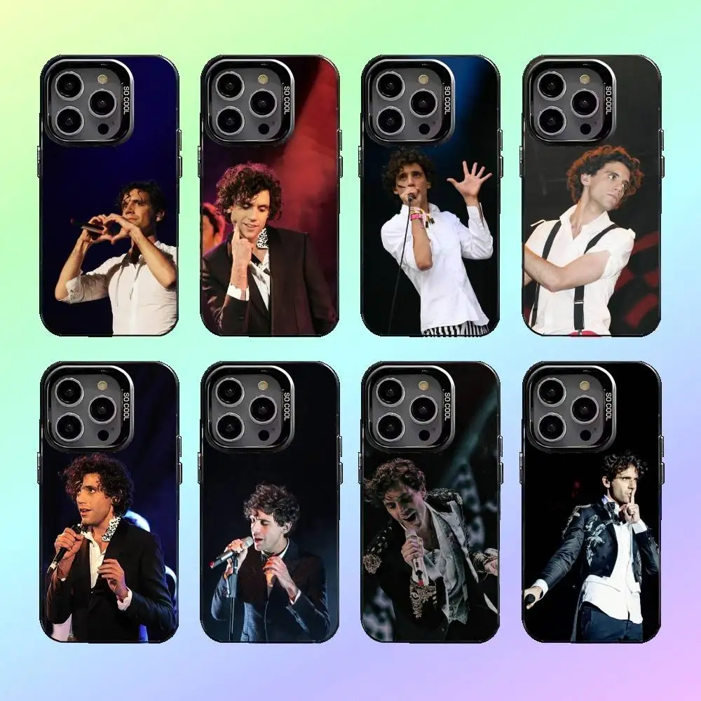 

L-Lebanon Singer M-Mika Phone Case For iPhone17,16,15,14,13,12,11 Colorful Silver Phone case Funda Cover
