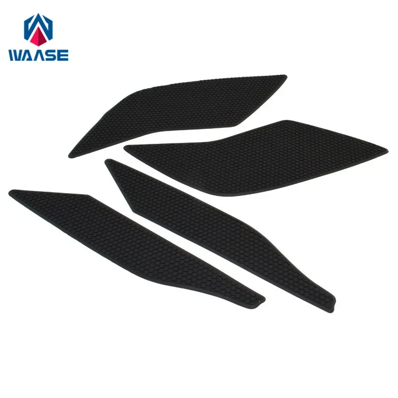 

waase Motorcycle Tank Pad Protector Sticker Decal Gas Knee Grip Tank Traction Pad Side For Yamaha YZF R1 R1M R1S 2015-2020