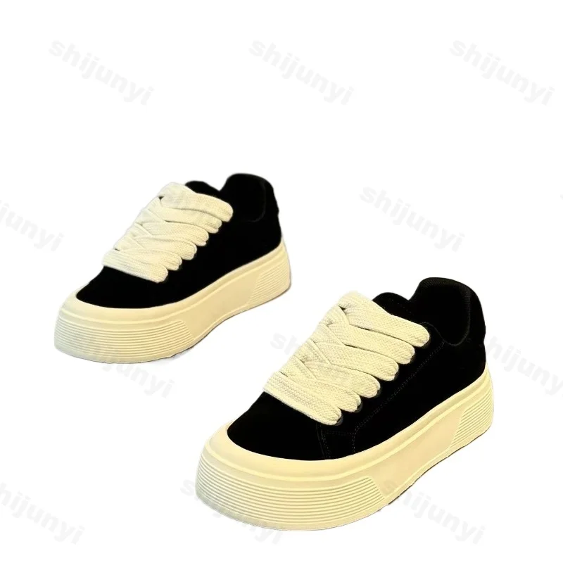 الرجال أحذية رياضية غير رسمية ربيع الخريف مريحة المضادة للانزلاق في الهواء الطلق حذاء الجري أزياء من الدانتل حتى منصة الرجعية أحذية مفلكنة #6