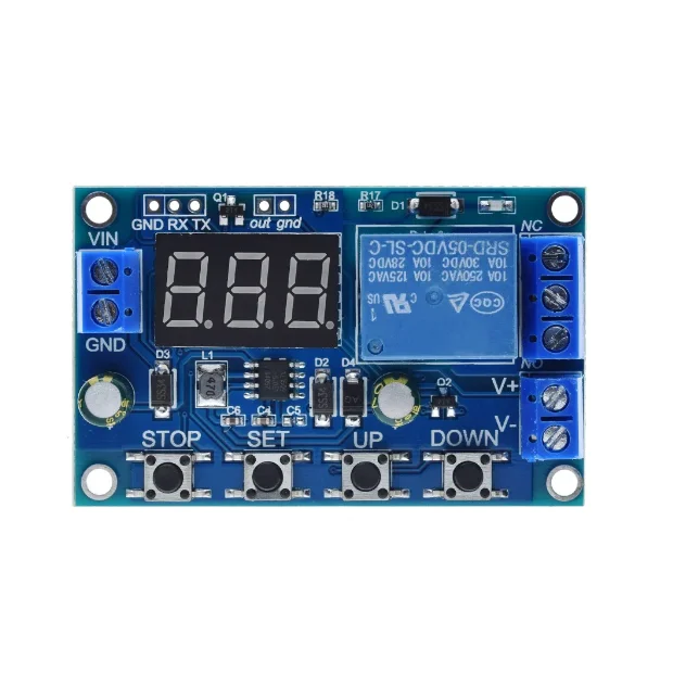 Battery timing charge discharge with communication function module voltmeter undervoltage overvoltage protection 6V-40V