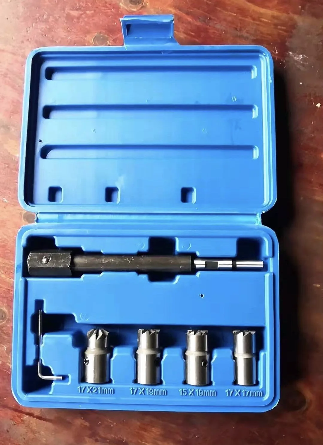 Imagem -04 - Diesel Injector Cleaner Removedor de Carbono Ferramentas de Assento Cortador Conjunto de Fresa Carro Universal Também Conjunto Pcs