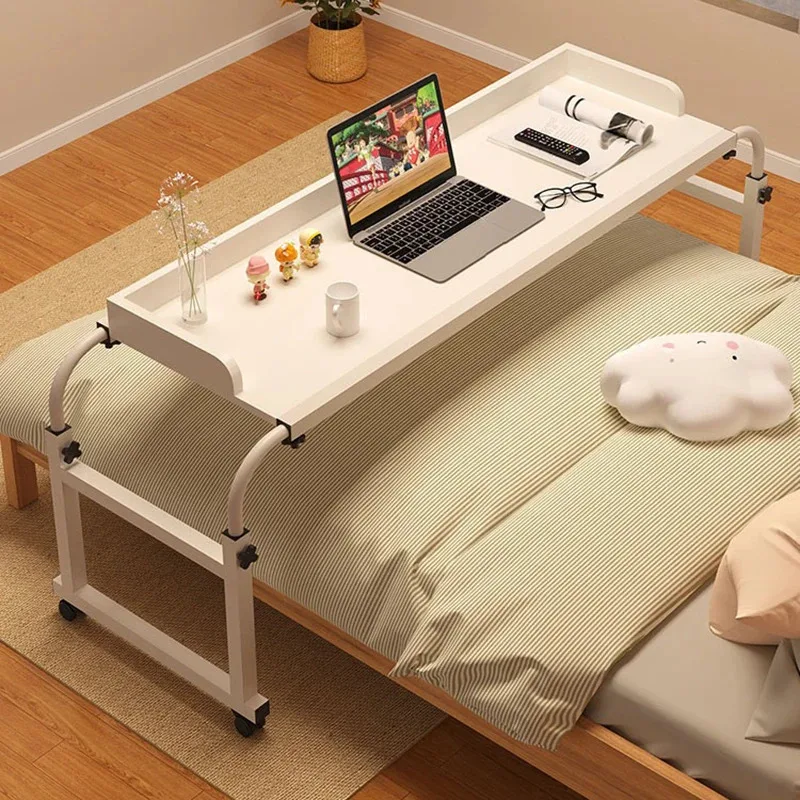 Adjustable Height And Length Laptop Desk Overbed Table Movable for Living Room Bedroom Computer Table