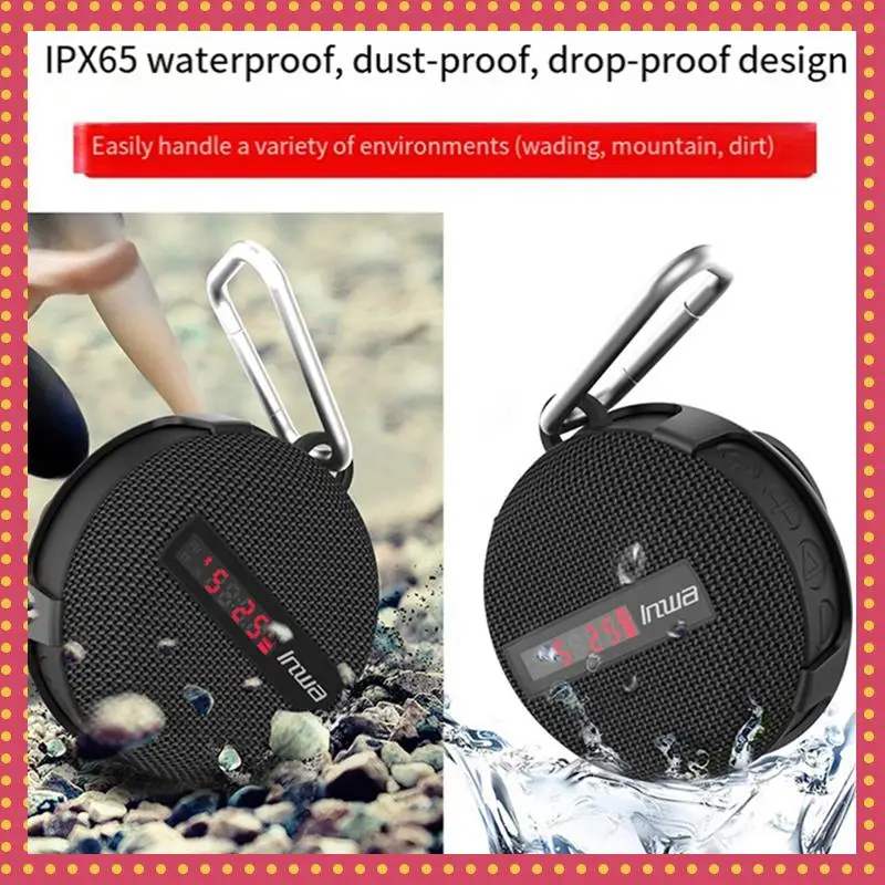 

B74A INWA Smart Bluetooth Quick Display Speaker Portable Waterproof And Dustproof Outdoor Cycling Speaker