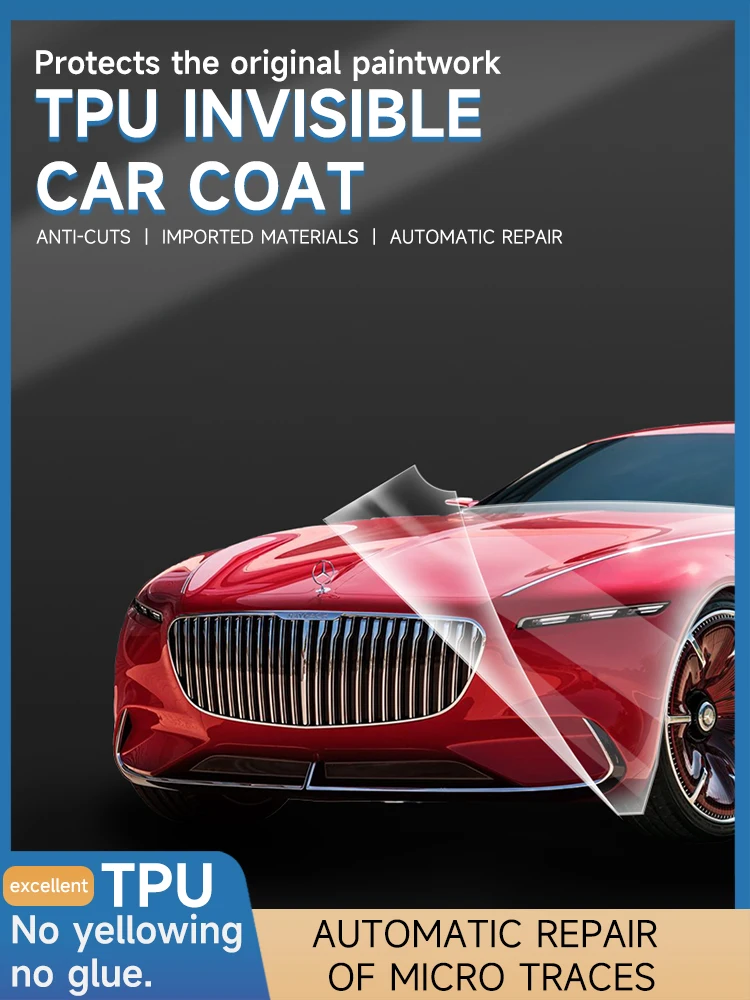 Light PPF Car Paint Protection Film Clear Wrap Car Films Hydrophobic Transparency Matte Satin PPF Polyurethane Car TPU PPF