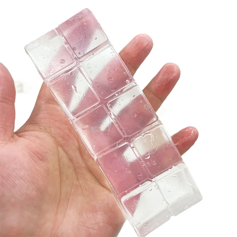 스퀴시 초콜릿 바 스퀴즈 장난감 슬로우 라이징 화이트 초콜릿 바 끈적한 장난감 모형 음식 스트레스 해소 손 휴식 선물