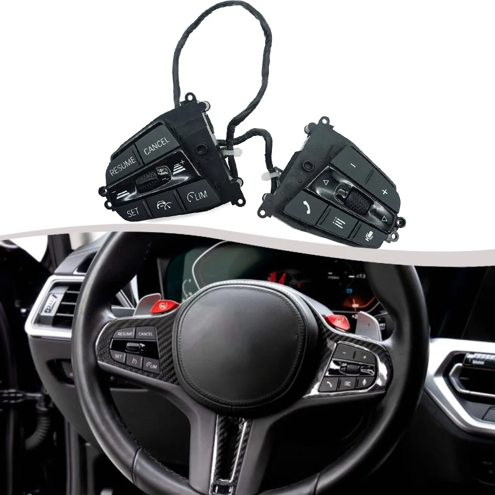 

Car Steering Wheel Multi-function Buttons For BMW For G20 Multi-function Steering Wheel Key Switc Plastic Metal 20*11*7cm