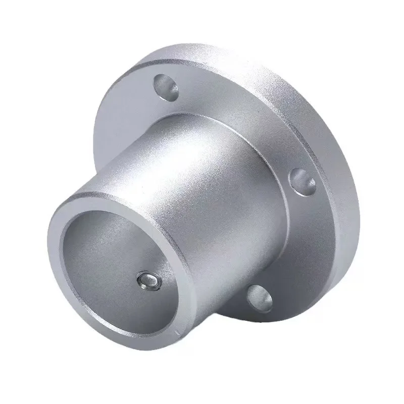 1PCS Guide Shaft Support Circular Flange Square Flange Flat Optical Fixing Seat Hole Diameter 3mm 4 5 6 8 10 12 15 16 20 25 50mm