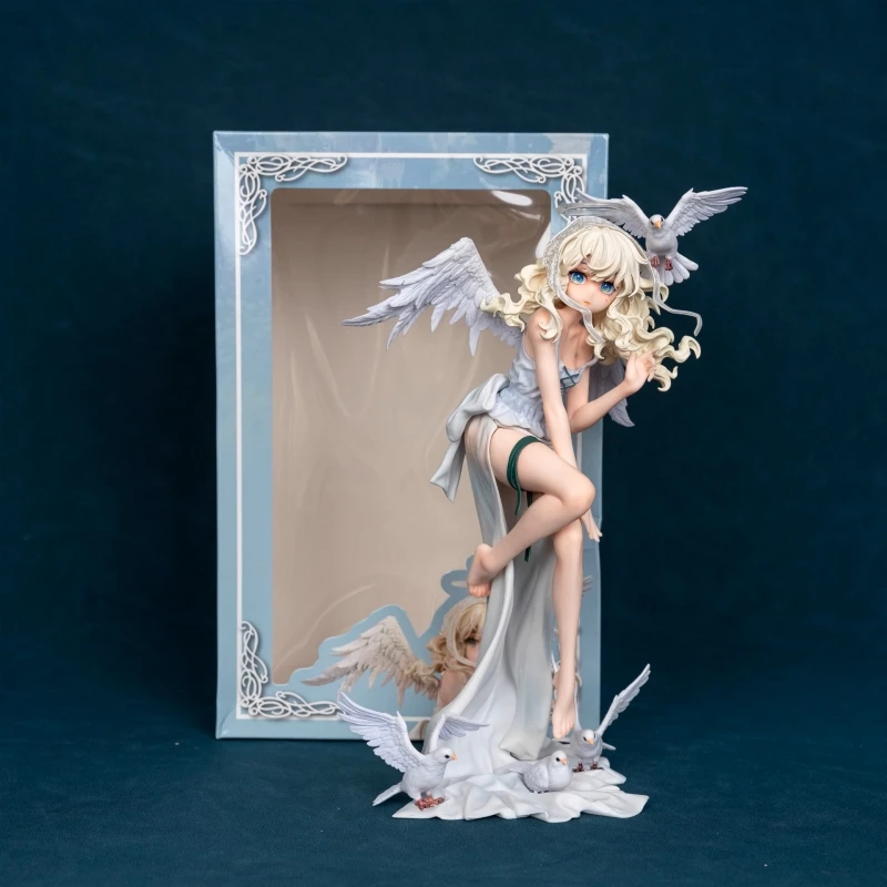 

25 см изысканная версия ангела Ариэль аниме фигурка двухцветная Коллекционная экшн-модель куклы милая игрушка для девочек для украшения стола Gif