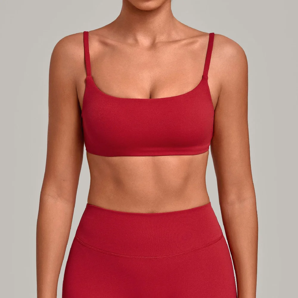 Yoga Bra Women's Breathable Gym Fitness Top Training Running Sports Underwear Push Up Workout Crop Tops Female Yoga Underwear