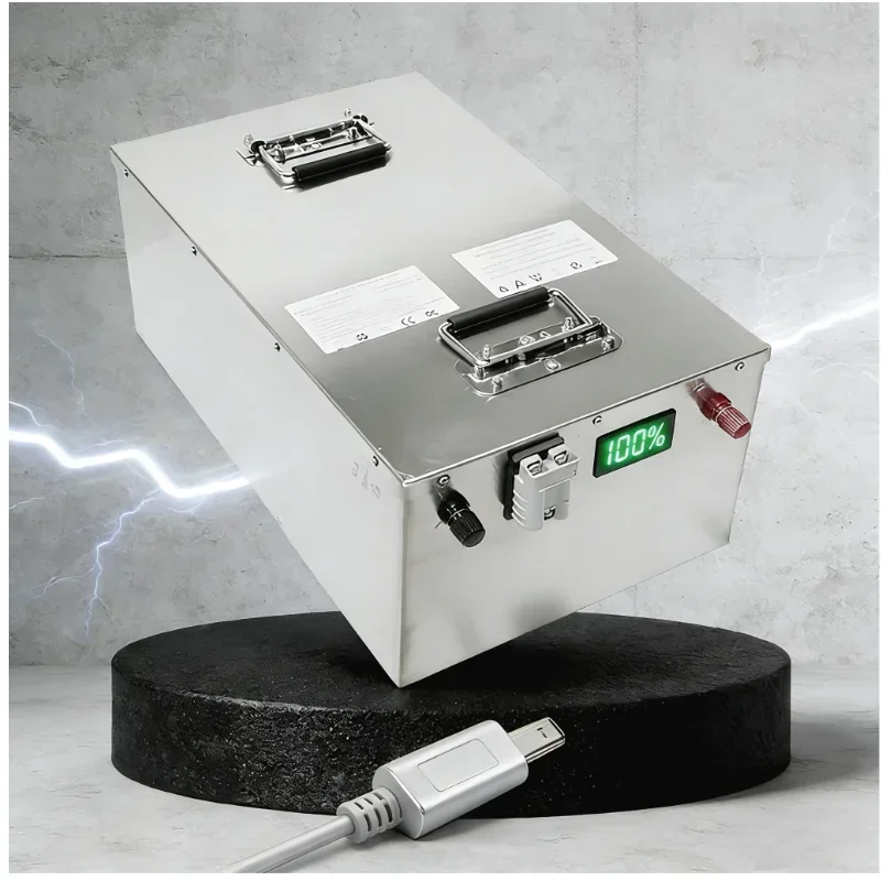 Mecharm Energy 36V LiFePO4 Battery Pack,60Ah-300Ah,Built-in Smart BMS,43.8V Charger Included,Deep Cycle Power for Golf Cart,Elec