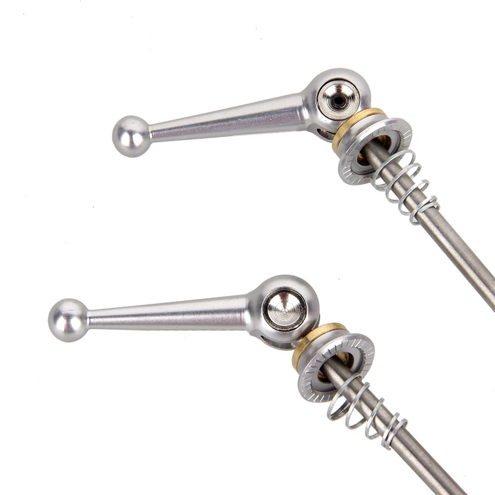 Bicycle Skewers 1 Pair Ultralight Titanium Quick Release Bicycle Hub Skewers For MTB Road Bike