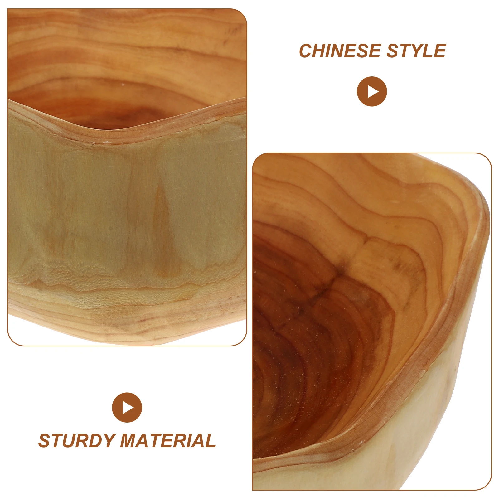 

Wood Carving Fruit Plate Trays for Serving Snack Platter Food Dessert Holder Wooden Plates Board