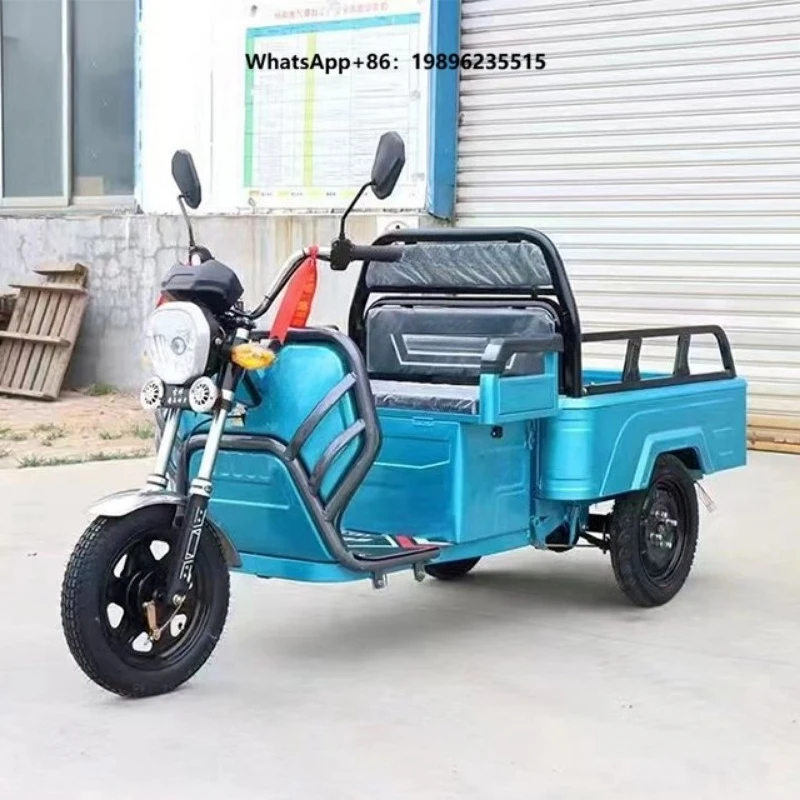 Custom 72v Tricycles Electric 125Cc Bicycle LCD Display 48v Brushless Motor  3-Wheel Motorcycle Motorized 60v