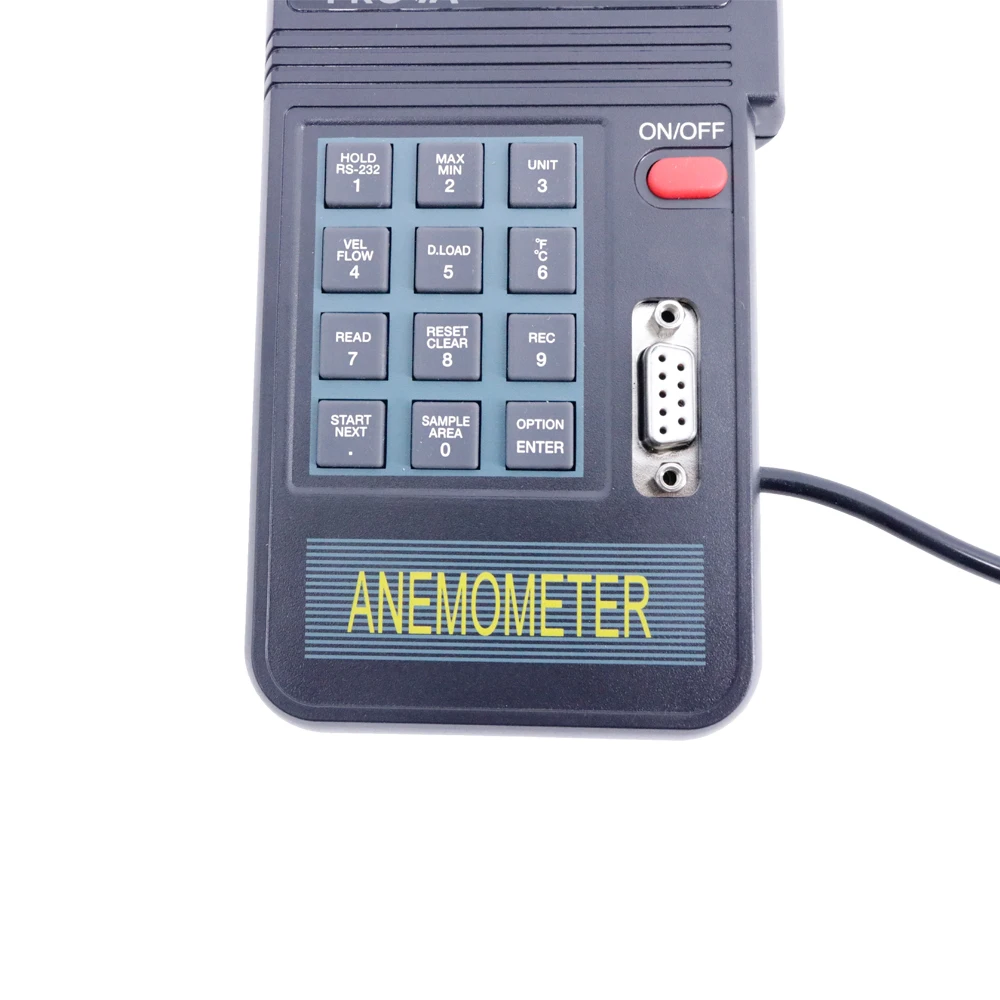 AVM-07 مقياس شدة الريح الرقمي مقياس حجم الهواء نطاق سرعة الرياح (CMM): 0.01 ~ 9999 × 100