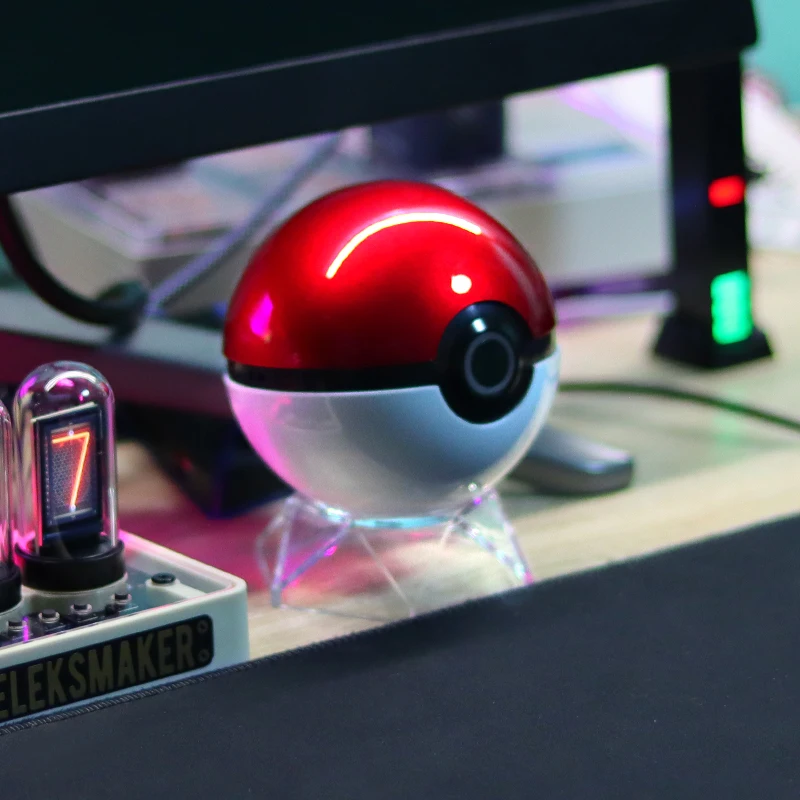 Anime Pokemon Poke Ball Desktop PC Use Switch Button Wireless Power Start ON/OFF Controller Support Motherboard USB PCIE Slot