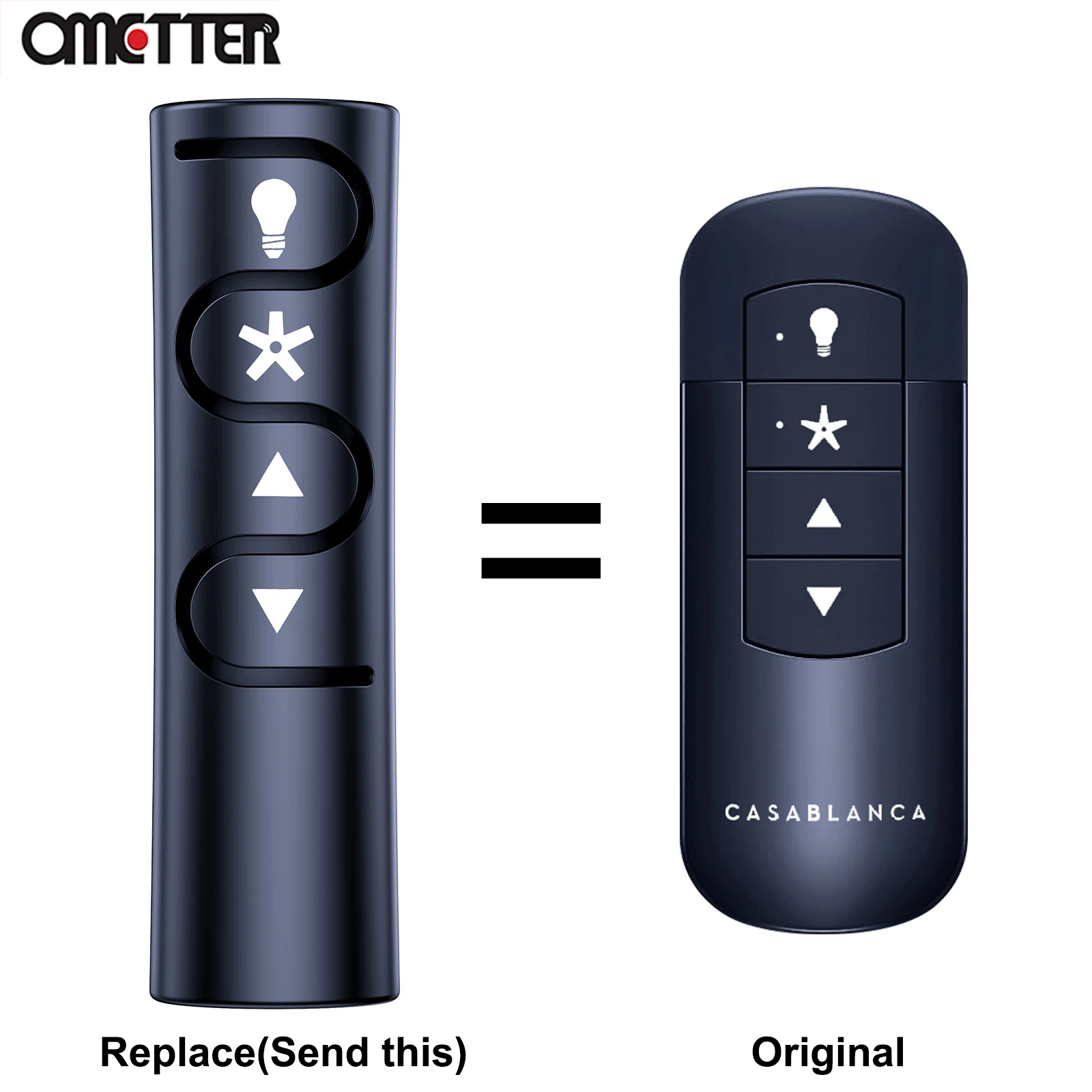 

New Replacement Remote Control For Hunter Handheld Ceiling Fan K6266-02