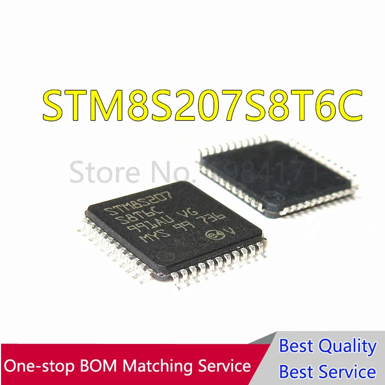 20Pcs  STM8S207S8T6C STM8S207S8T6 LQFP44  new