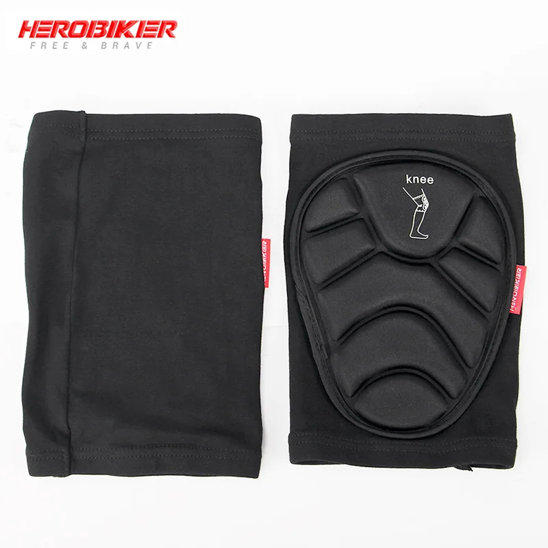 

HEROBIKER Motorcycle Knee Pads Motocross Protector Guard Moto Protective Gear Motorbike Ridng Black